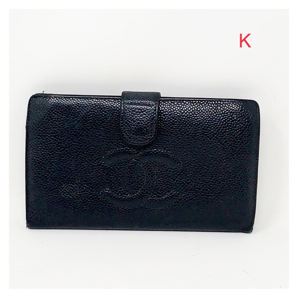 Authentic Chanel CC Caviar Wallet